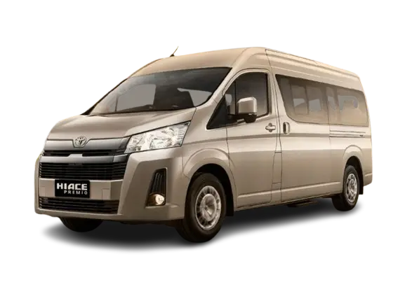 sewa mobil hiace premio medan dengan driver