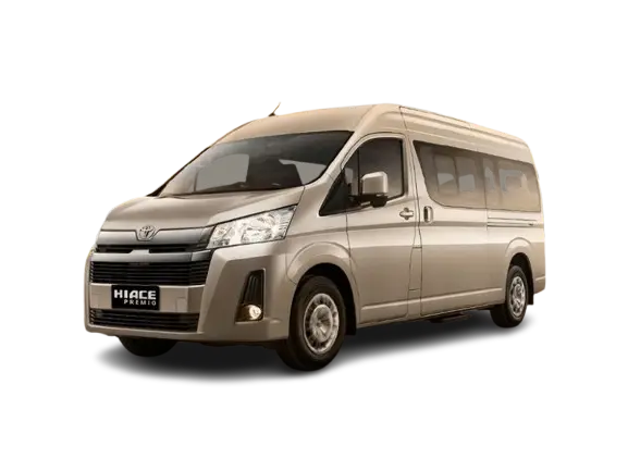 sewa mobil hiace premio medan dengan driver